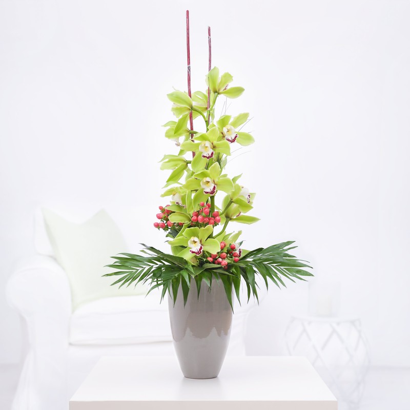 Orchideen Blumengesteck